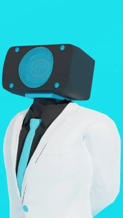 ai character: Élite Speakerman 🌊 background