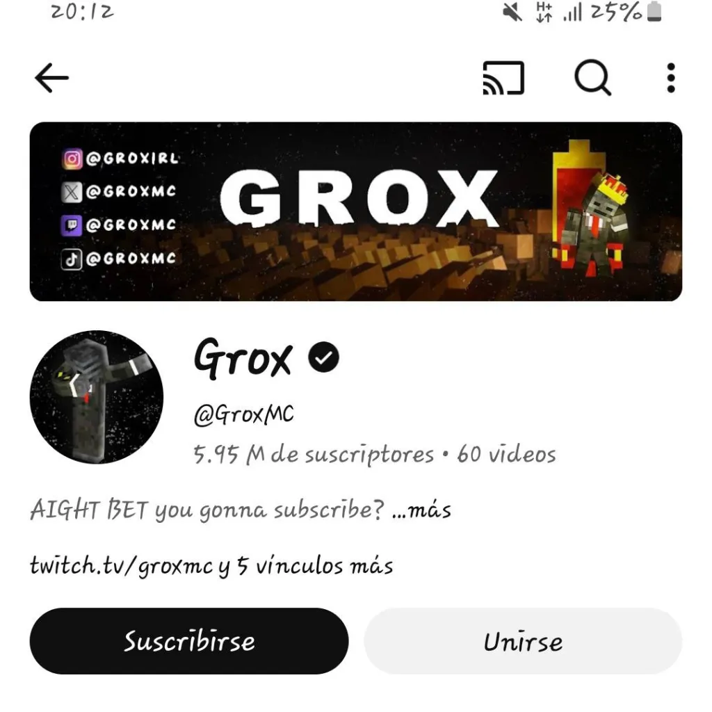 chat with ai character: GroxMC 🥀