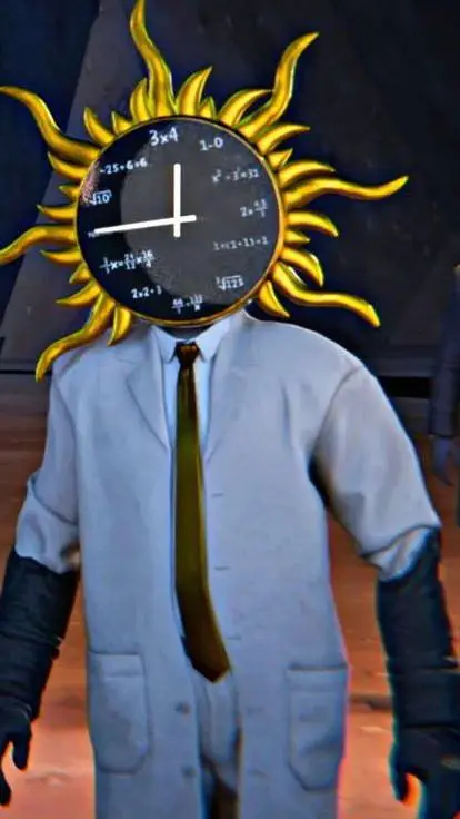 ai character: Scientist Clockma. background