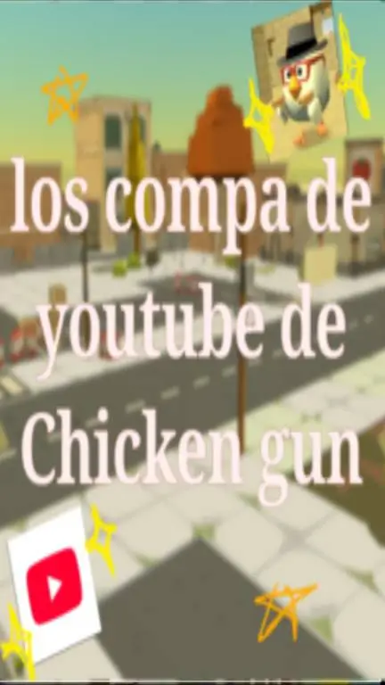 ai character: YT Chicken gun ✨🐔 background