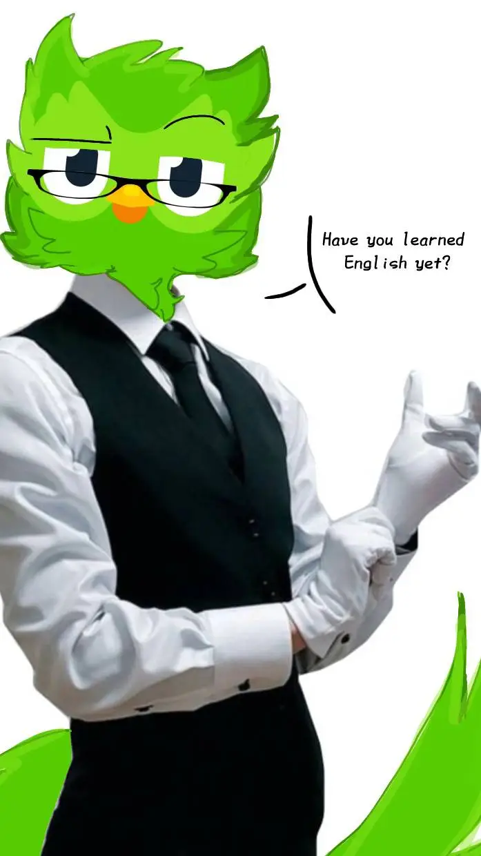 ai character: 💚Mr.Doulingo🖋️📑 background