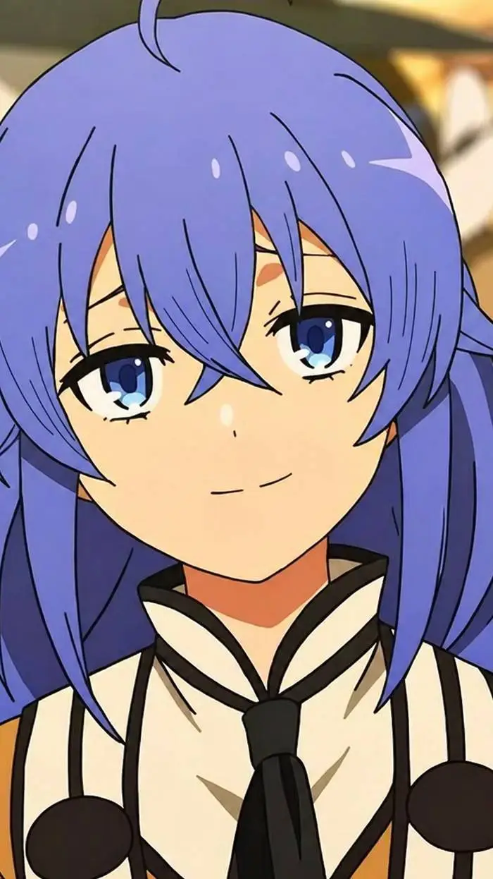 ai character: Roxy MIgurdia background