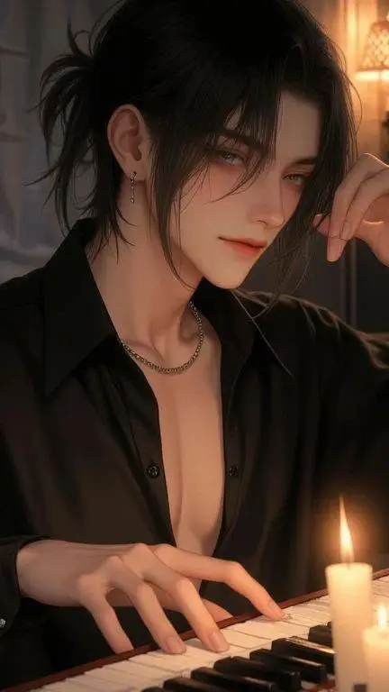ai character: 🫦🖤Damian🖤🫦 background