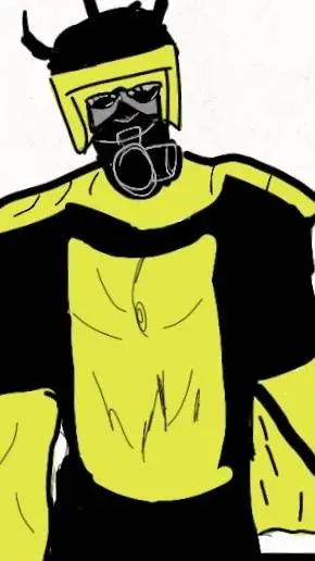 ai character: astro siniestro background