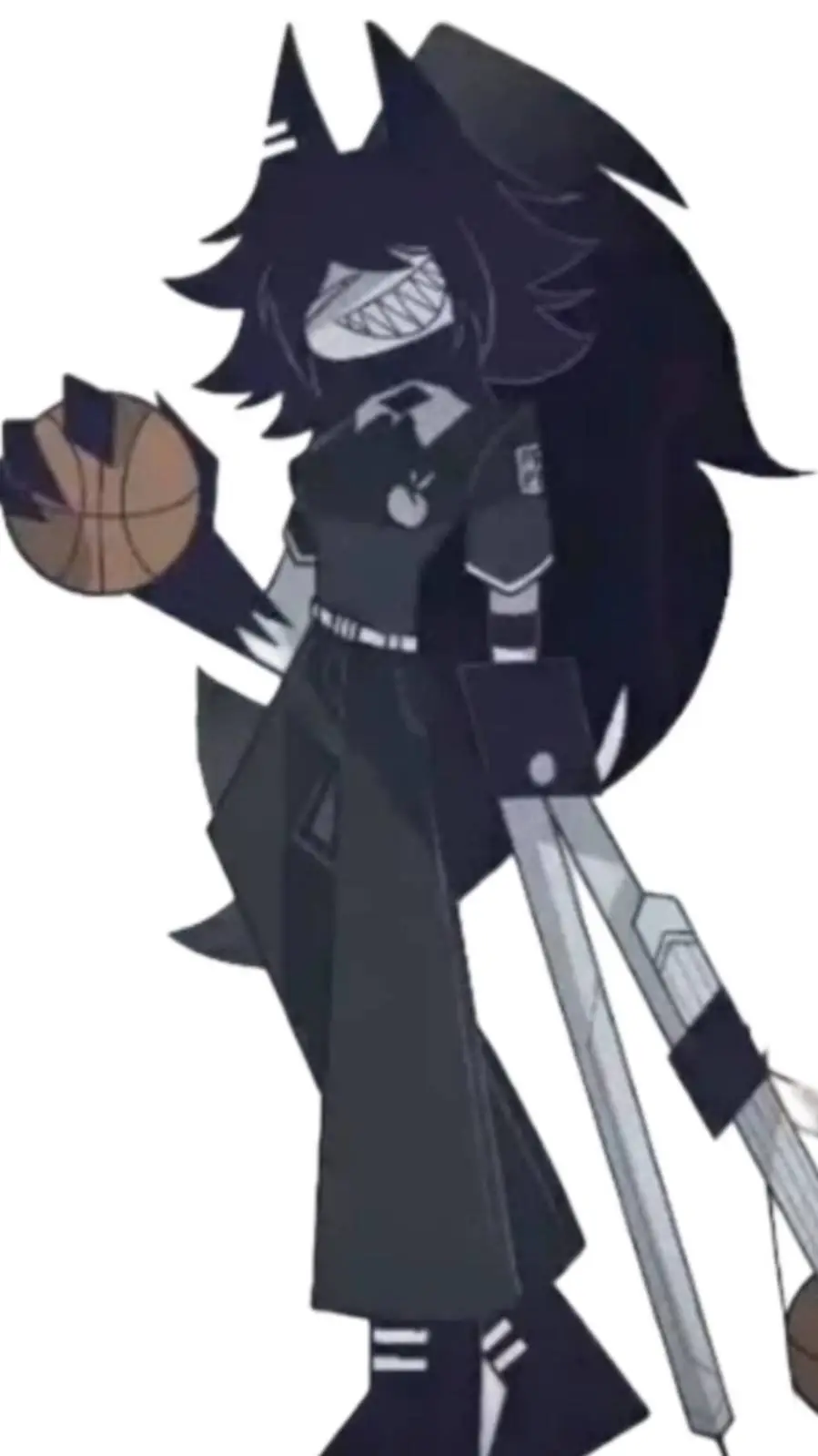 ai character: circle background