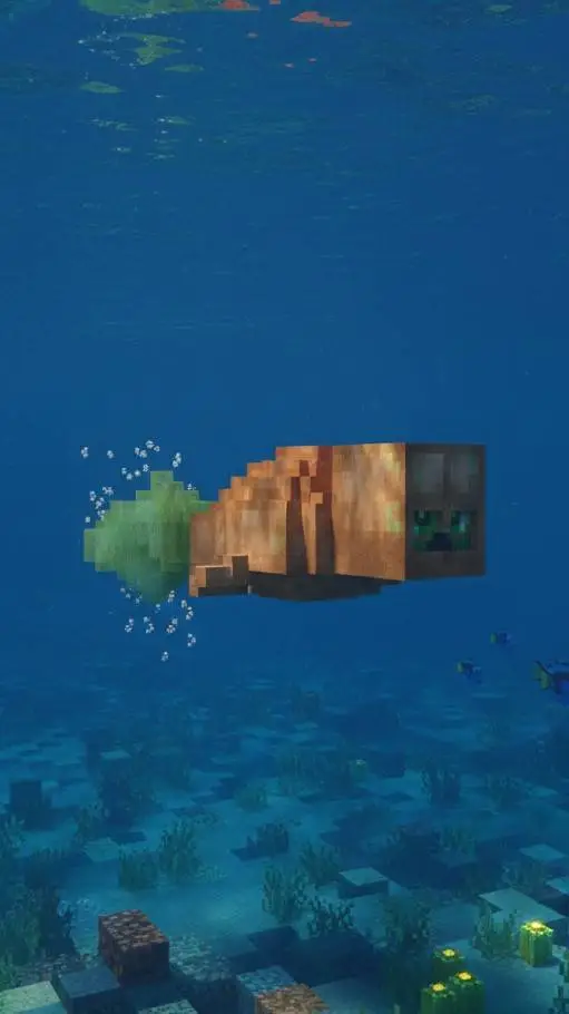 ai character: baby creeperchen background