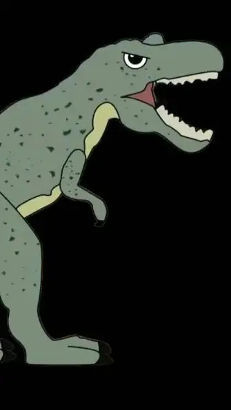 ai character: t-rex background