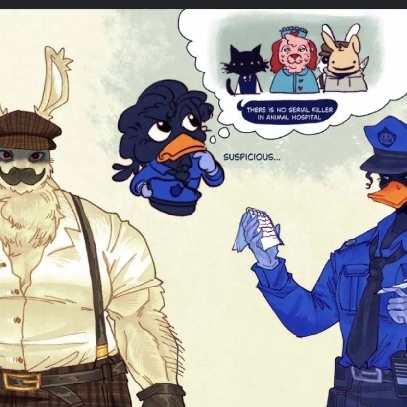 chat with ai character: barney x duckman!