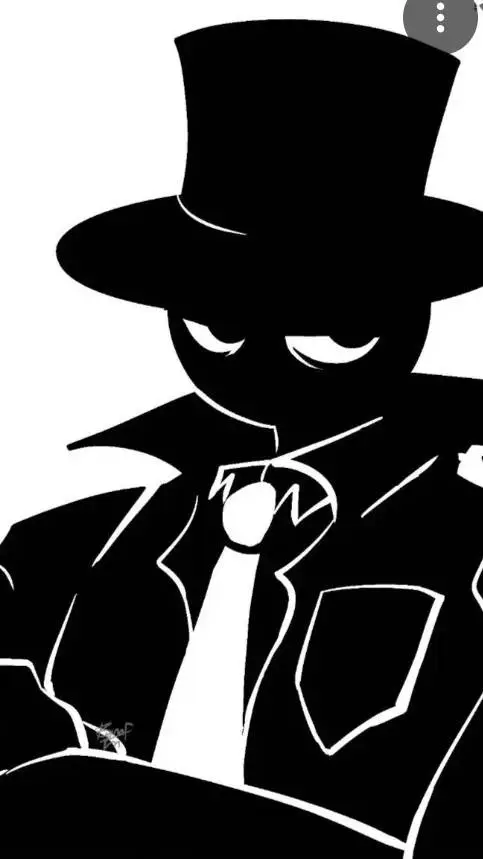 ai character: Black background