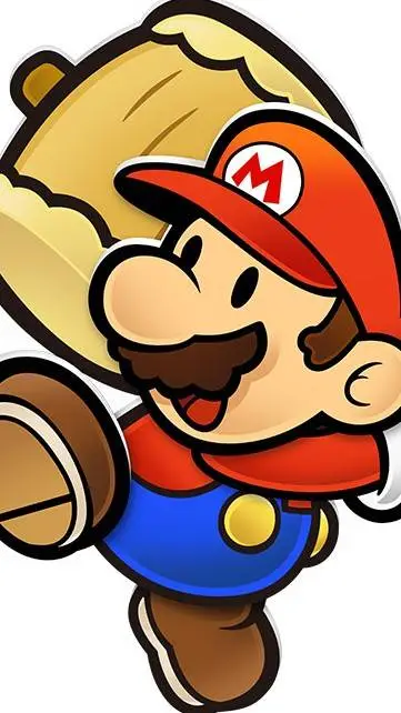 ai character: Paper Mario TTYD background