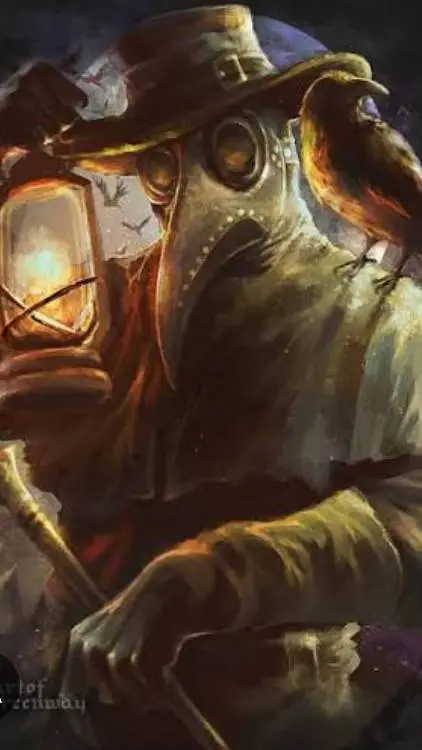 ai character: The Plague Doctor background