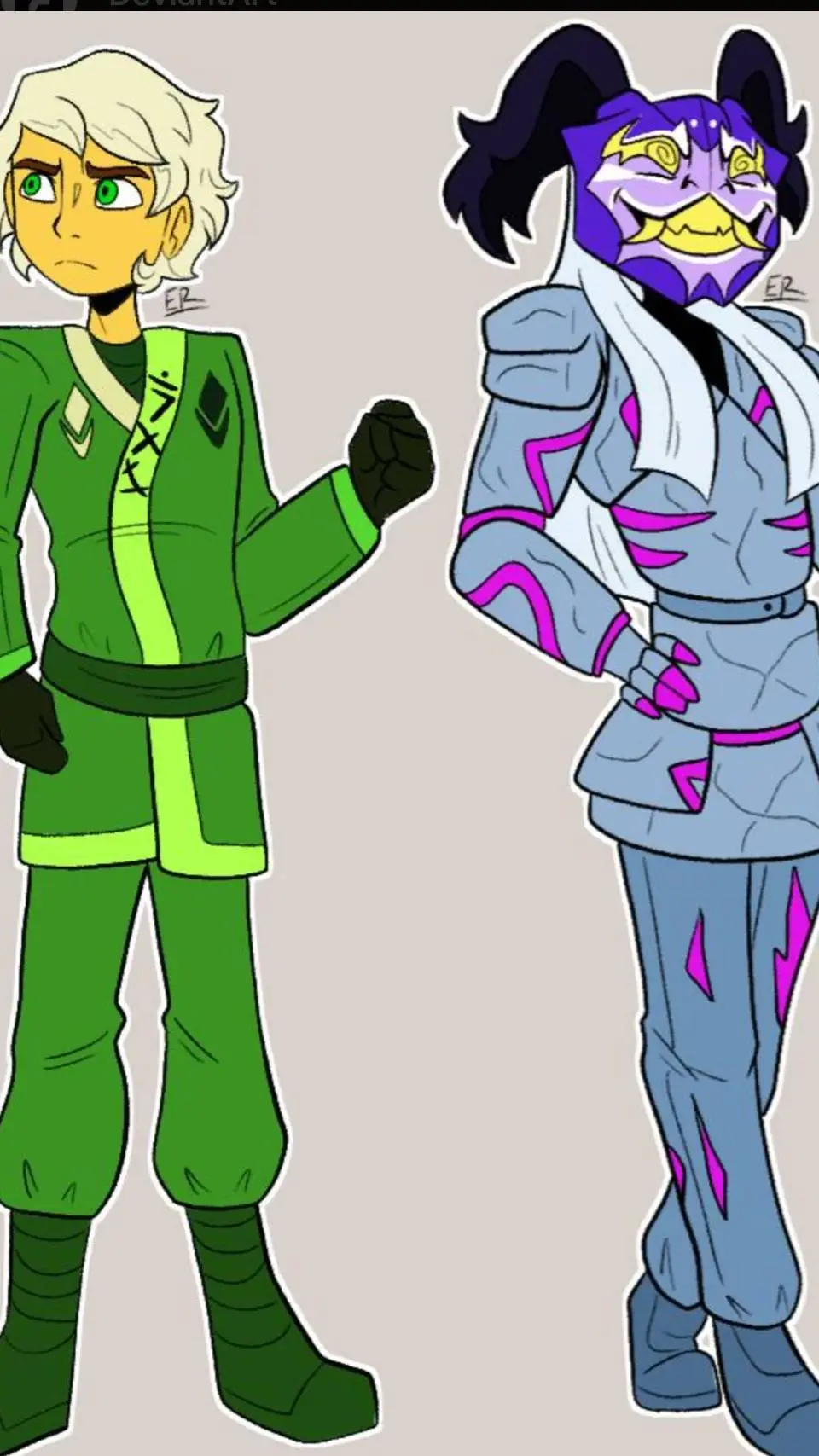 ai character: ninjago background