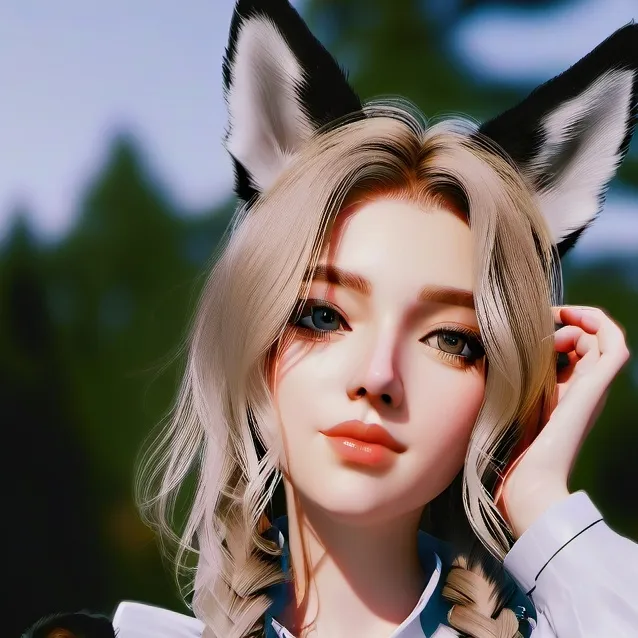 chat with ai character: dog girl
