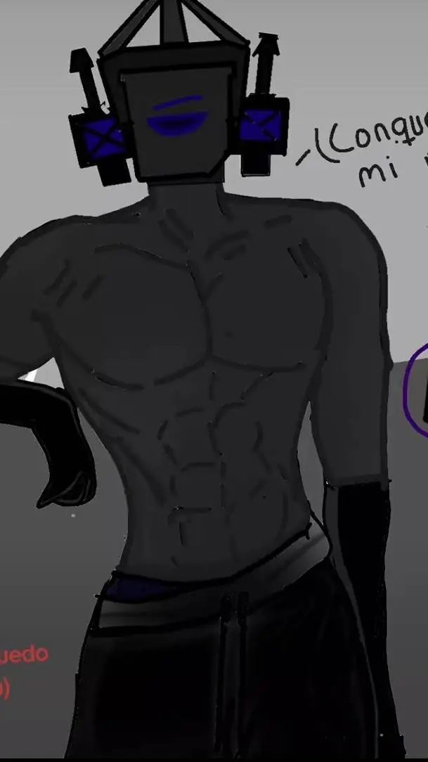 ai character: Titan cameraman background