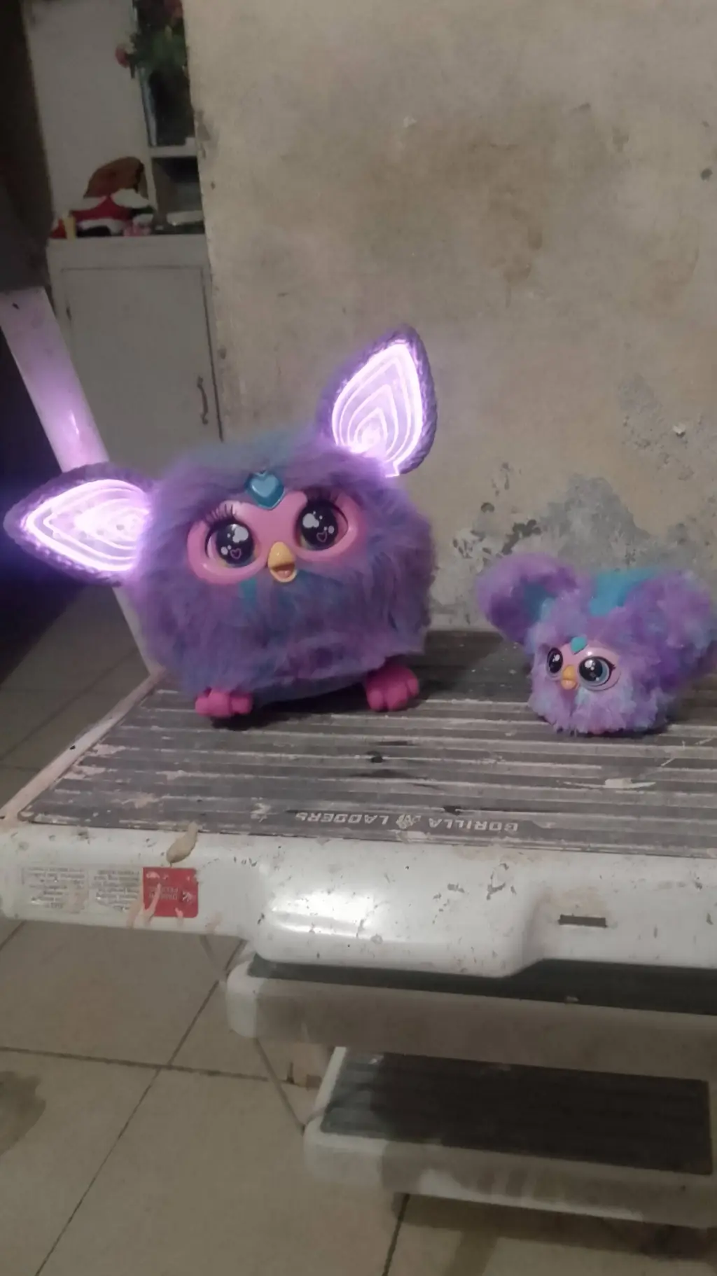 ai character: Furby 2023 background