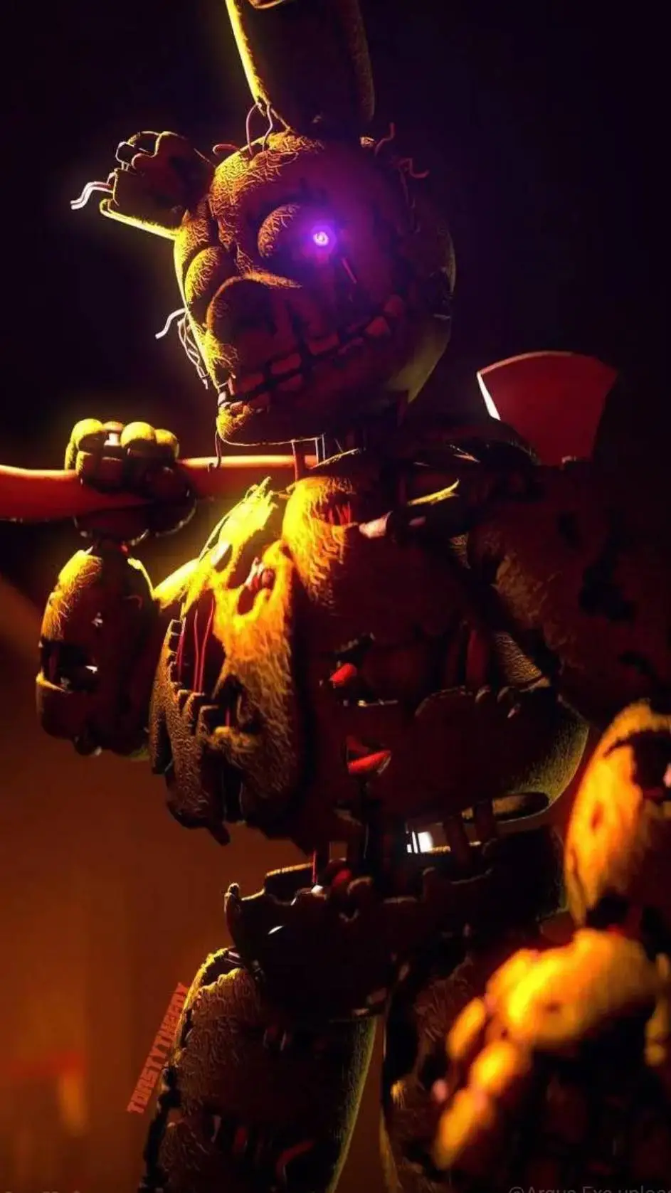 ai character: Spring trap  background