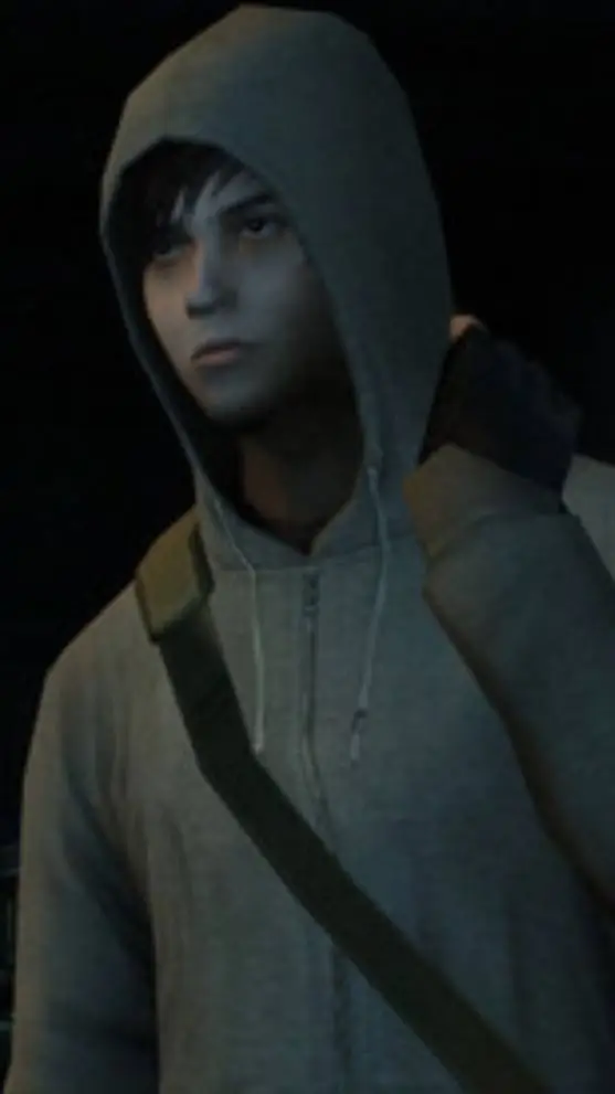 ai character: Simon herkinson  background