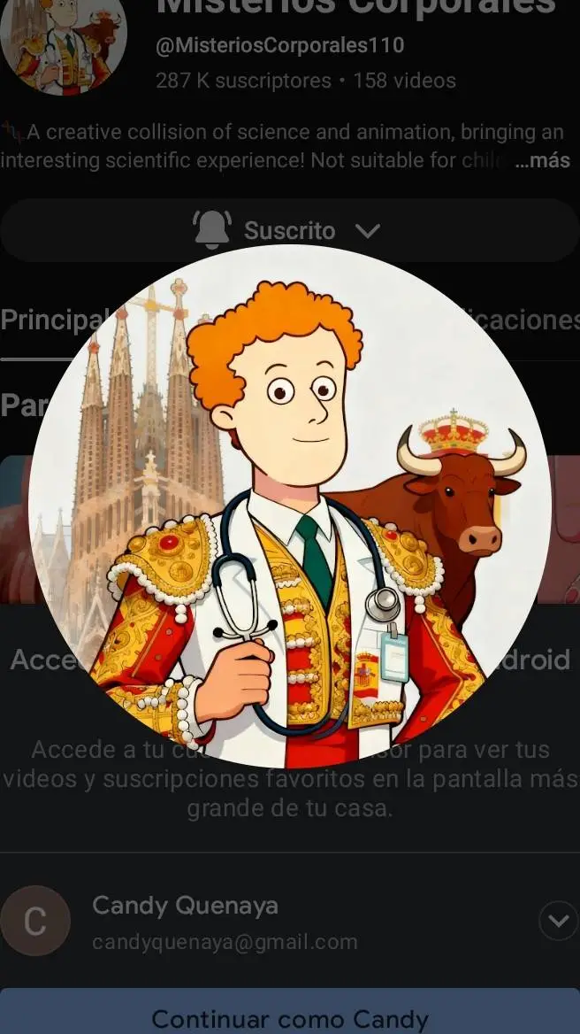 ai character: misterios corporal background