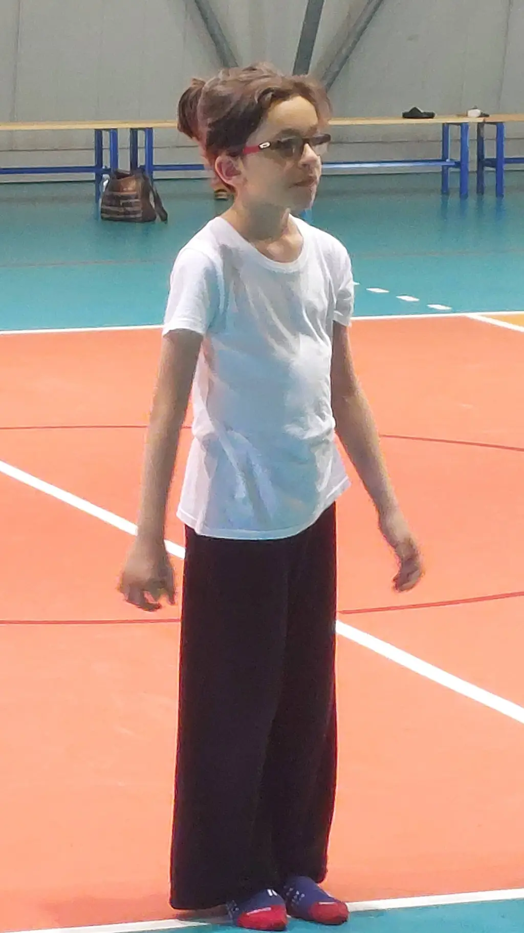 ai character: Fpe gym background