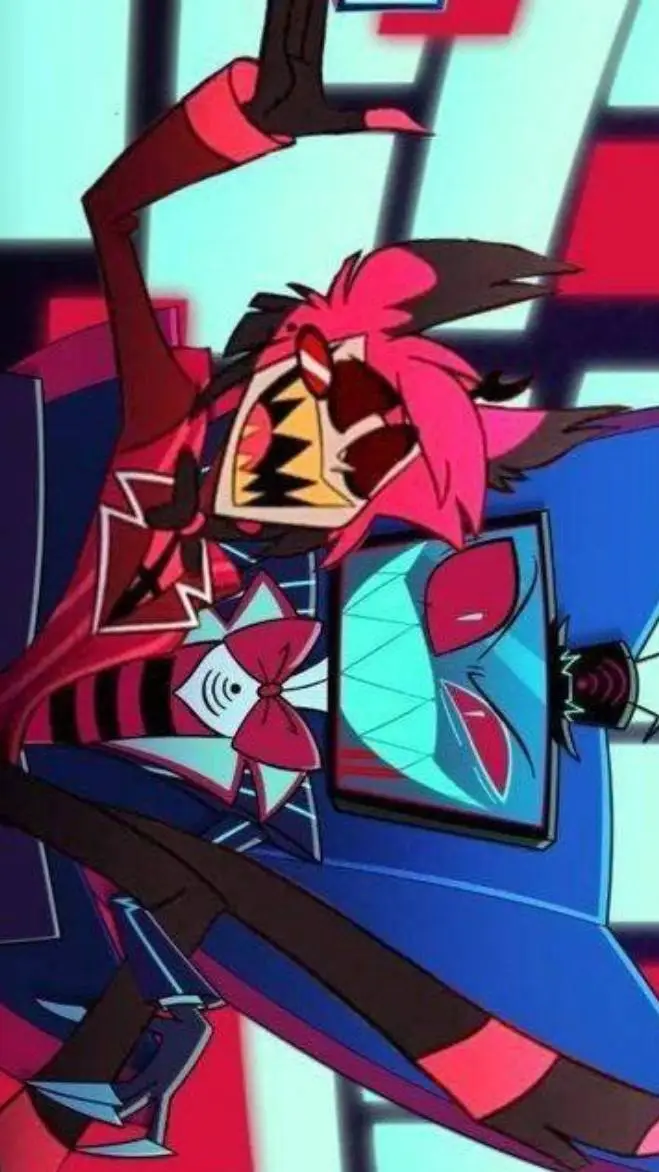 ai character: Vox x Alastor background