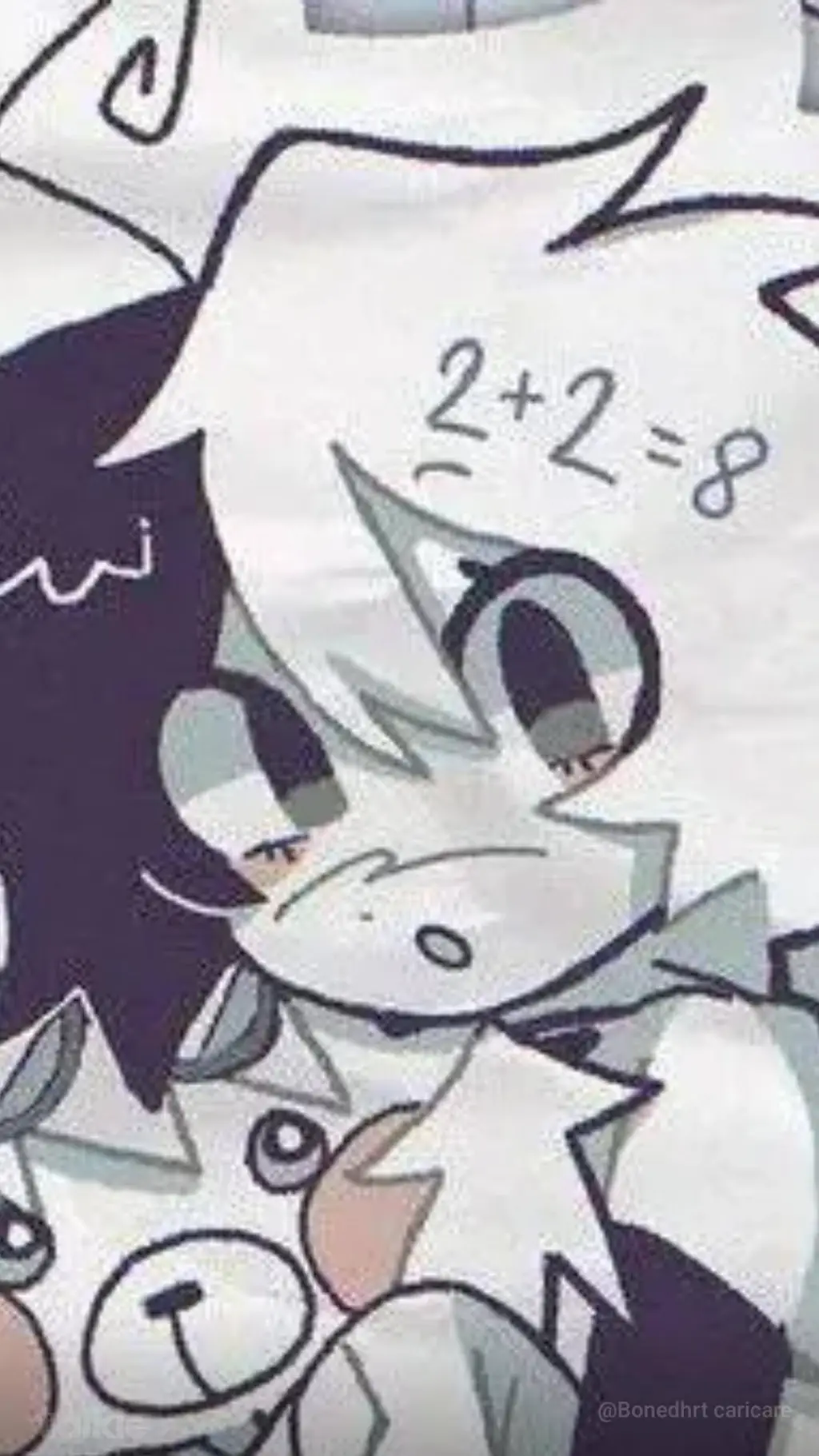 ai character: Zippy🖤 background