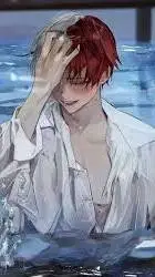 ai character: Shoto Todoroki background