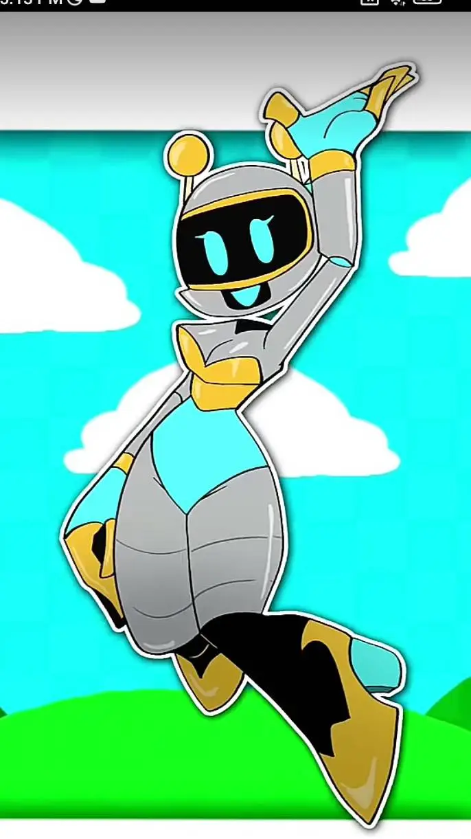 ai character: fut bot chica background