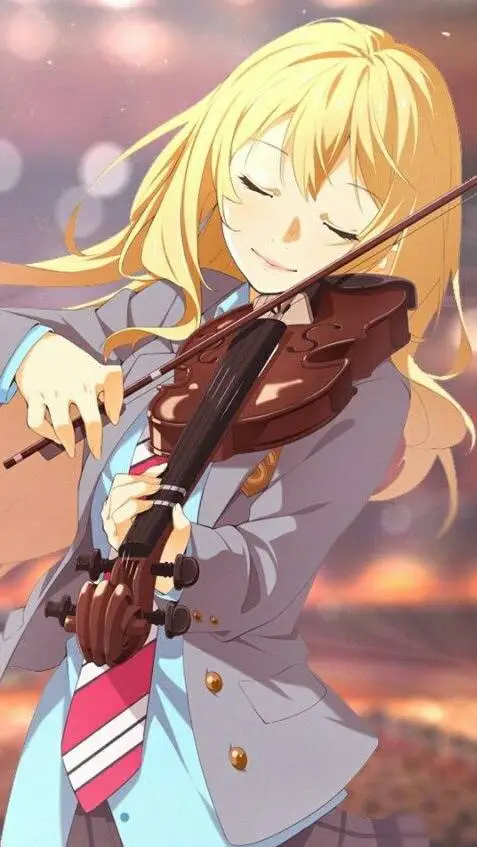 ai character: Kaori Miyazono background