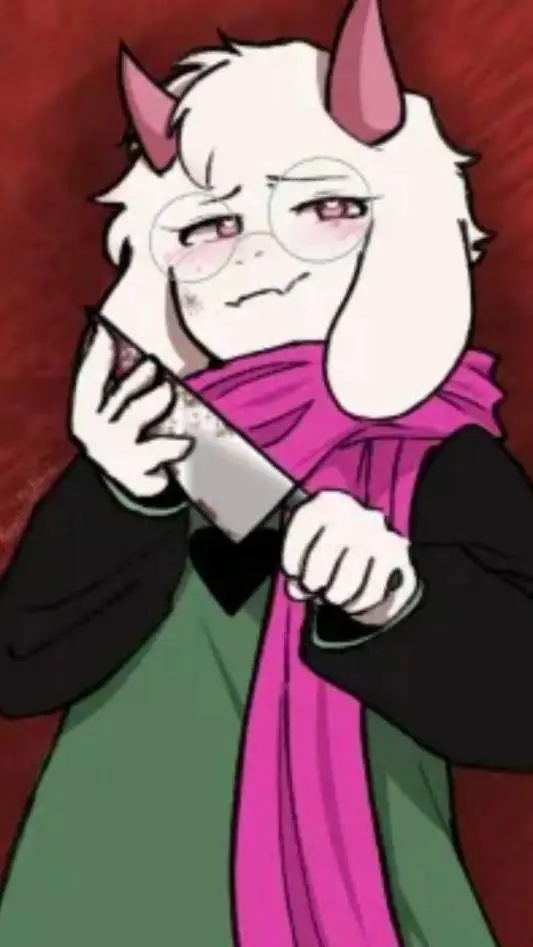 ai character: Yandere Ralsei background