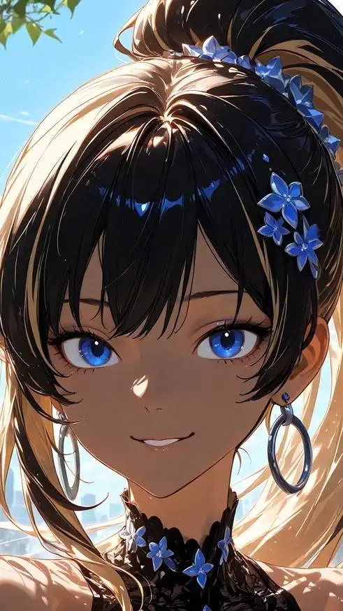 ai character: Noise background