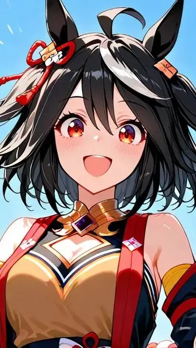 ai character: Kitasan Black background