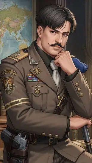 ai character: Burningum background