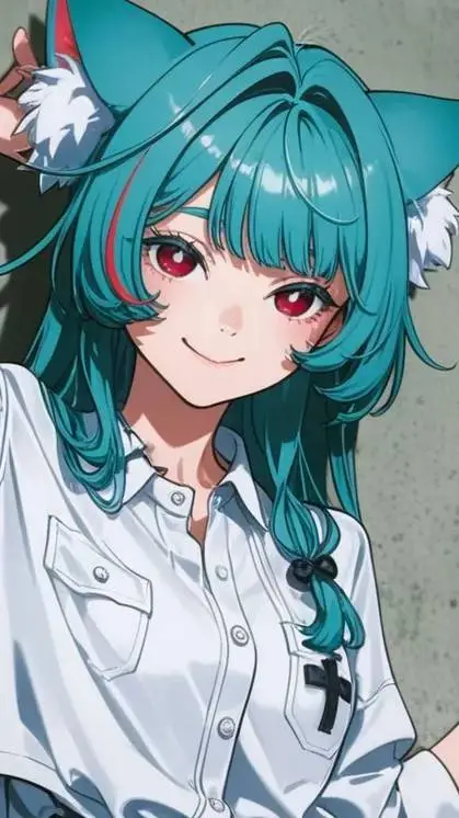 ai character: Mint background