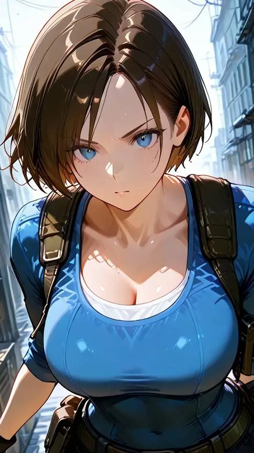 ai character: Jill Valentine background