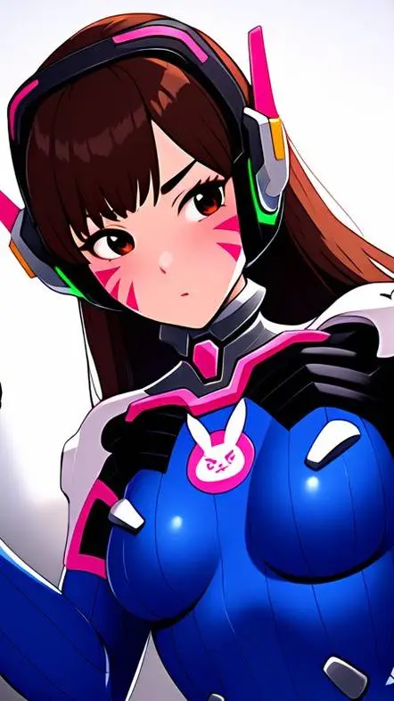 ai character: D.va background