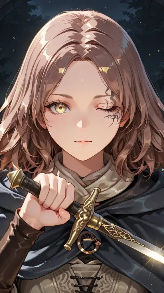 ai character: Melina background