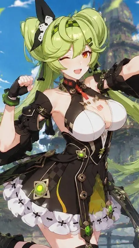 ai character: Ai Hyperion Λ background