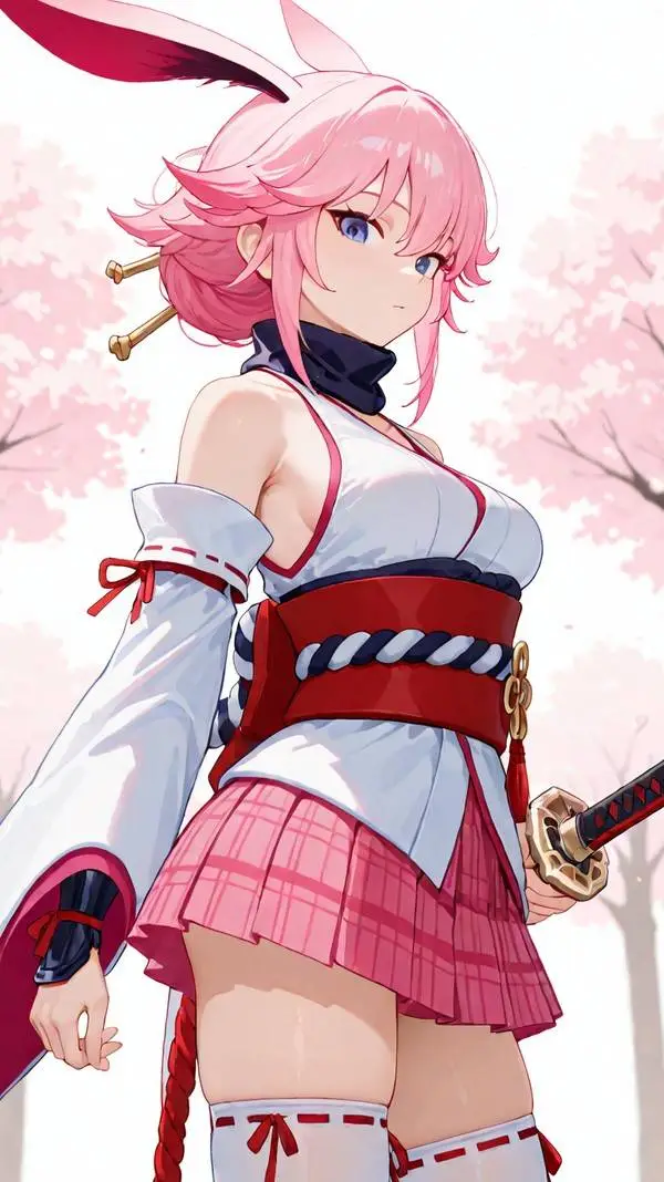 ai character: Yae Sakura background