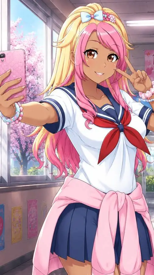 ai character: Kokoro background
