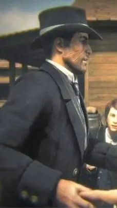ai character: Marston Wedding background