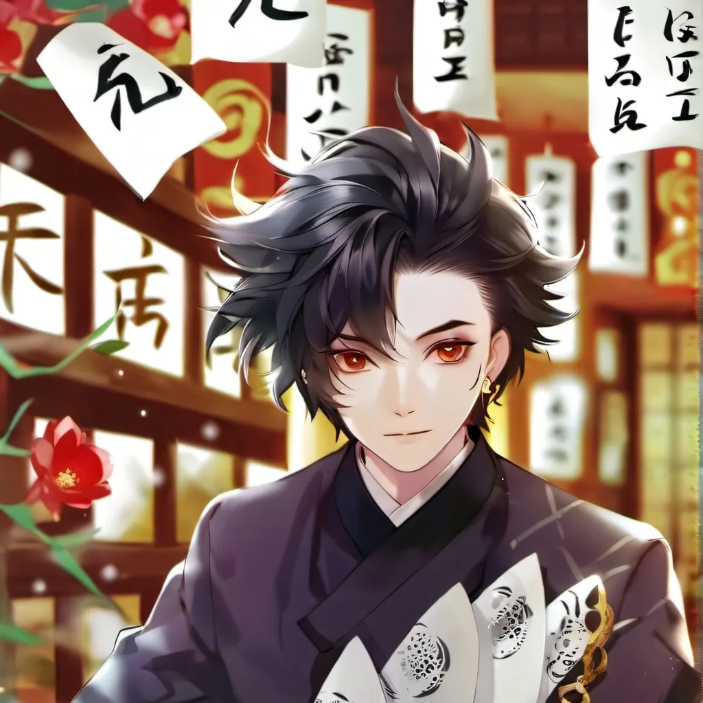 chat with ai character: tanjiro(novio)