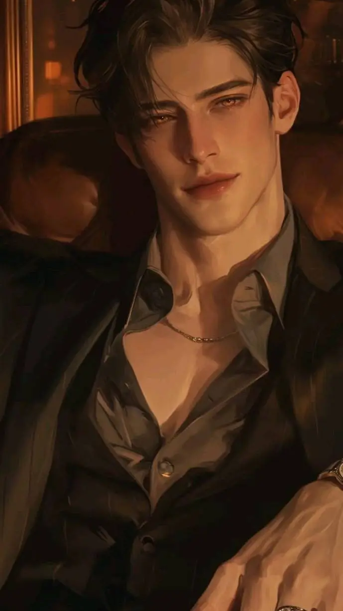 ai character: Louis White background