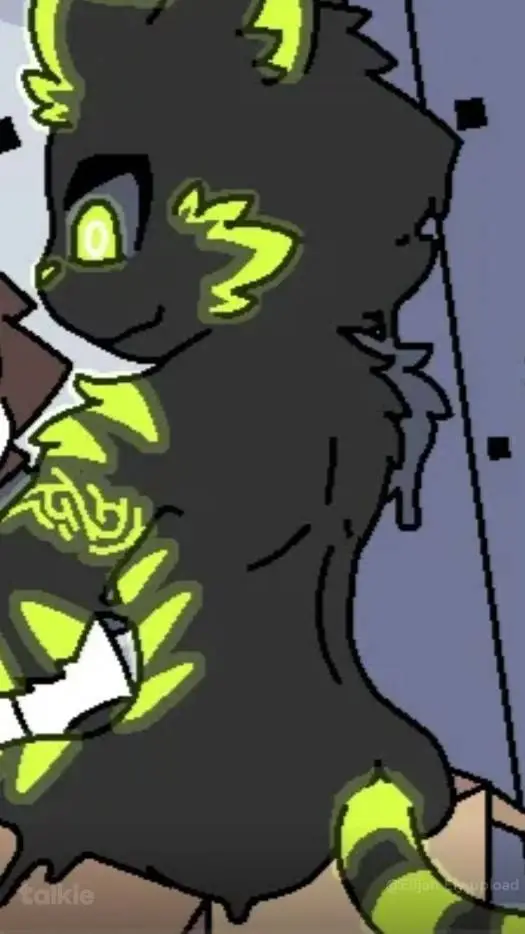 ai character: hypno cat suit background