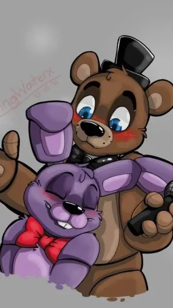 ai character: Freddy x Bonnie  background