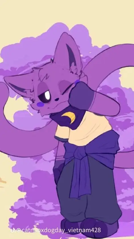 ai character: 💜Catnap💜 background