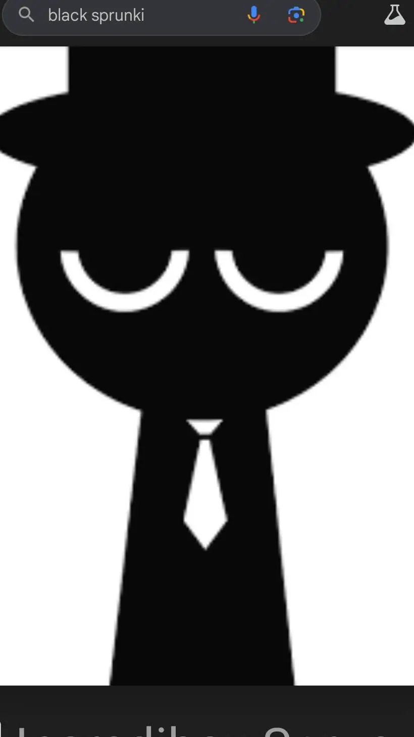 ai character: black  background