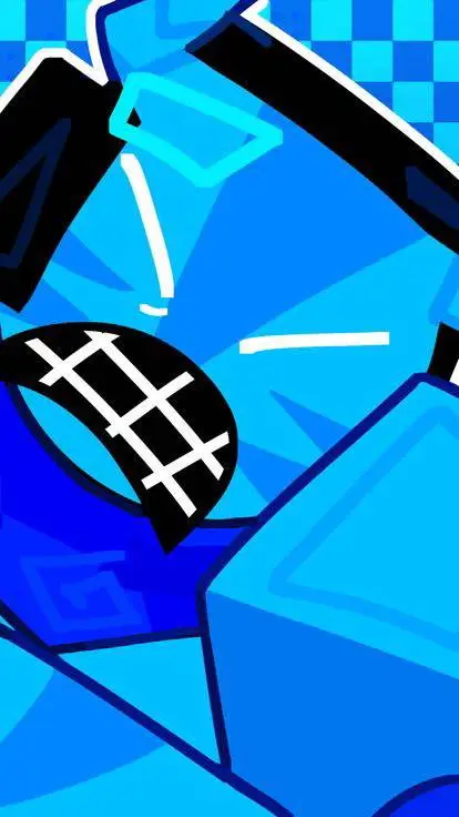 ai character: bluudud  background