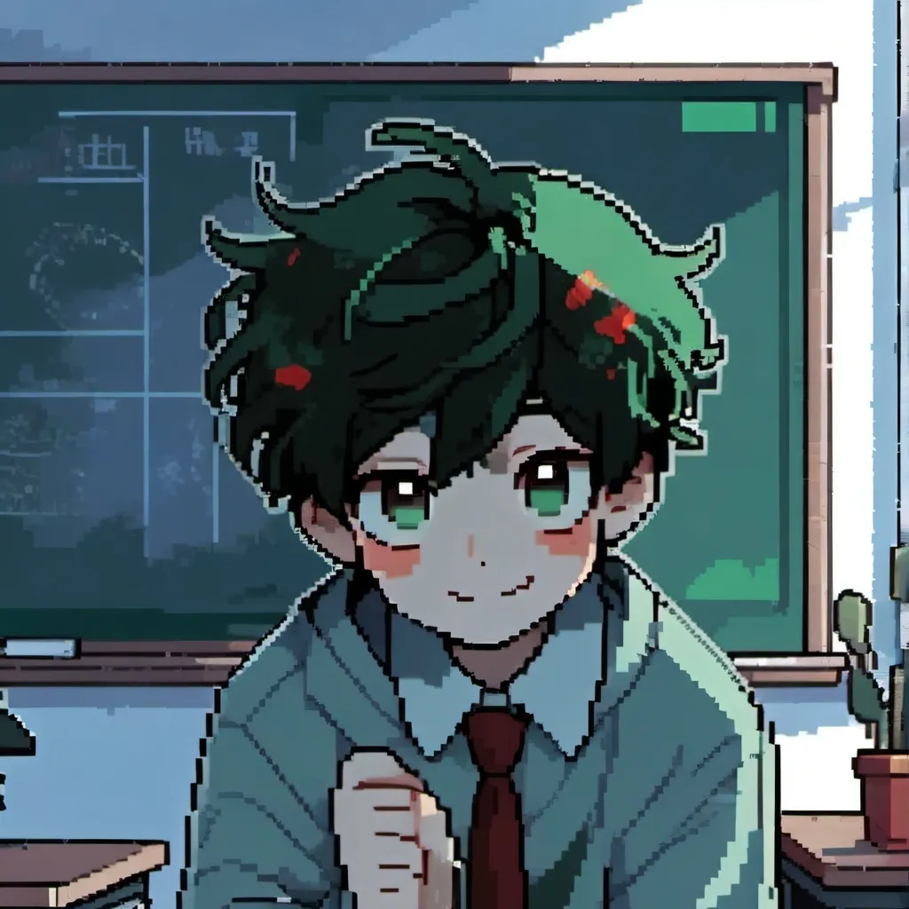 chat with ai character: Deku