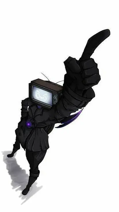 ai character: tv woman 2.0 background