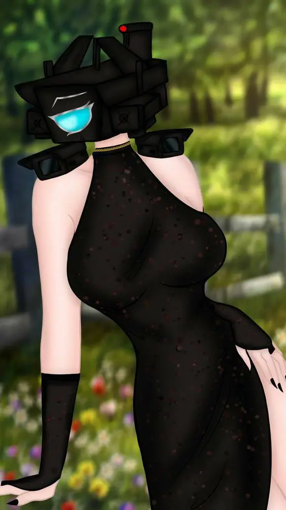 ai character: Titan Camerawoman background